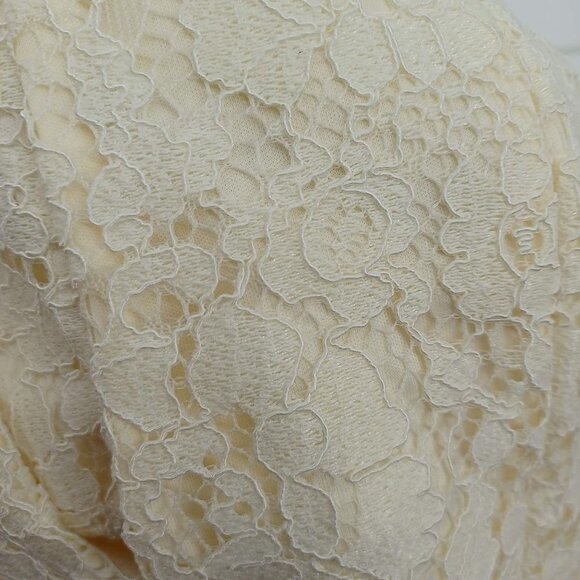 Superdown Shea Lace Dress Ivory Women's M Bodycon Mini Halter Party Cocktail - Picture 6 of 11